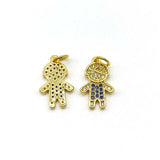 5pcs/lot CZ Kids Charms For Jewelry Making