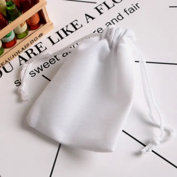 5pcs Velvet Pouch Drawstring Gift Bags Wedding Candy Bags