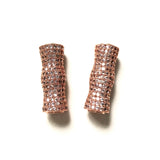 5pcs Large Wave Tube Bar Spacers for Bracelet Making