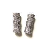 5pcs Large Wave Tube Bar Spacers for Bracelet Making