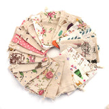 5pcs Linen Cotton Drawstring Gift Bag & Pouches 10x14 13x18 15x20cm
