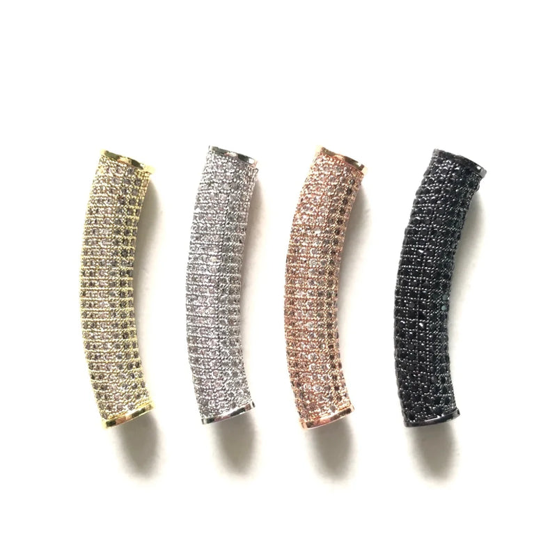 5pcs Long Tube Bar Spacers Beads for Jewelry Making