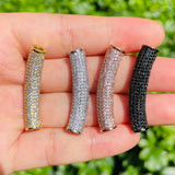5pcs Long Tube Bar Spacers Beads for Jewelry Making