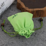 5pcs/lot Lotus Flower Gift Bag Cotton Linen Drawstring Pouch Decoration Pocket