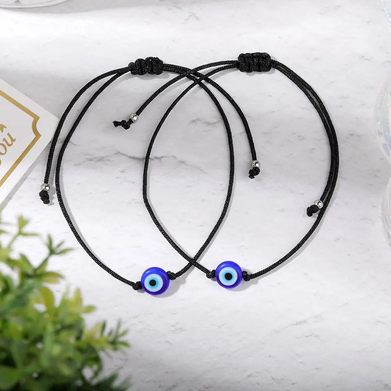 5pcs Lucky Eye Bracelets Red Thread Protection Jewelry