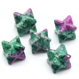 5pcs Merkaba Star Agates Stone Bead Divination Stone