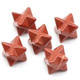 5pcs Merkaba Star Agates Stone Bead Divination Stone