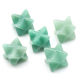5pcs Merkaba Star Agates Stone Bead Divination Stone