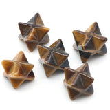 5pcs Merkaba Star Agates Stone Bead Divination Stone