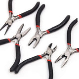 5pcs Mini Round Nose Pliers Jewelry Repair Tool Kit Chain Nose Pliers