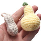 5pcs Mixed Knitted Woolen Animal Charms DIY Keychain Decoration
