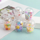 5pcs Mixed Tea Cup Butterfly Pendant DIY Keychain Jewelry Making