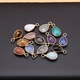 5pcs Natural Agates Pendant Mix Colorful Stone Charms for DIY Jewelry