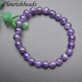 Natural Amethyst Stone Bracelets for Women Crystal Gemstone Fine Jewelry