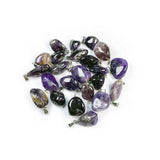 5pcs Natural Amethysts Pendant for DIY Necklace Making