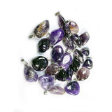 5pcs Natural Amethysts Pendant for DIY Necklace Making