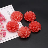 5pcs Natural Coral Flower Beads Peony Beads DIY Jewelry Making Accessories 32mm