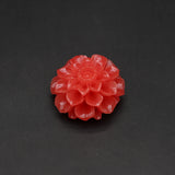 5pcs Natural Coral Flower Beads Peony Beads DIY Jewelry Making Accessories 32mm