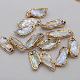 5pcs Natural Freshwater Pearl Long Bracelet DIY Jewelry Making Accessory