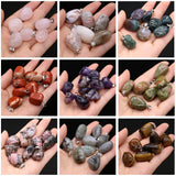 5pcs Natural Stone Pendant Charms Irregular Agate Amethyst Pendants