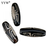 5pcs Tibetan Agate Dzi Beads Spider for Necklace Making