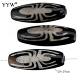 5pcs Tibetan Agate Dzi Beads Spider for Necklace Making