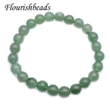 5pcs Natural Tiger Eye Green Aventurine Amethyst Quartz Bracelet