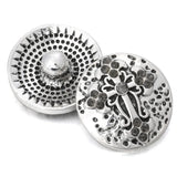 5pcs Snap Button Jewelry Flower Cross 18mm DIY Charms Women