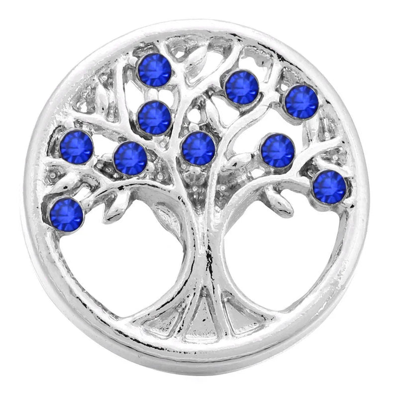 5pcs Snap Buttons Jewelry 18mm Metal Tree of Life Snaps Fit 18mm Snap Necklace