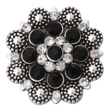 5pcs/lot 18mm Metal Vintage Flower Snap Buttons for Snap Necklace