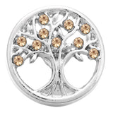 5pcs Owl Flower Rhinestone Snap Buttons