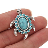 Snap Jewelry Crystal Tortoise 18mm Metal Snap Button for Leather Snap Bracelet