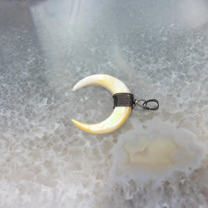 Gun Crescent Shape Pendant Necklace Earrings Jewelry Charms