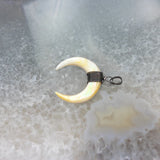Gun Crescent Shape Pendant Necklace Earrings Jewelry Charms