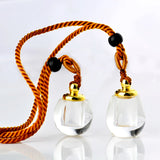 5pcs Perfume Bottle Essential Oil Quartz Necklace