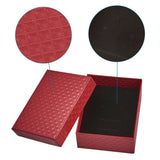 5pcs Red Cardboard Jewelry Gift Box Wedding Party Small Gift Box
