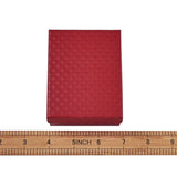 5pcs Red Cardboard Jewelry Gift Box Wedding Party Small Gift Box