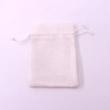 5pcs Small Jute Bags 10x14cm Drawstring Gift Wedding Favor Storage Bags