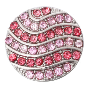 5pcs Snap Jewelry 18mm Snap Buttons Rhinestone Low Heart Dog Paw