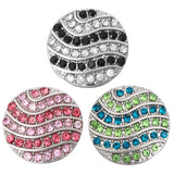 5pcs Snap Jewelry 18mm Snap Buttons Rhinestone Low Heart Dog Paw
