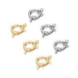 5pcs Stainless Steel Spring Ring Clasp w/ Jump Ring for Jewelry DIY