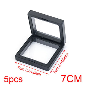 5pcs Square Transparent Jewelry Packaging Box for Earing Ring Necklace