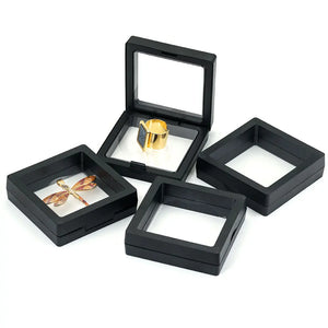 5pcs Square Transparent Jewelry Packaging Box for Earing Ring Necklace