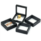 5pcs Square Transparent Jewelry Packaging Box for Earing Ring Necklace