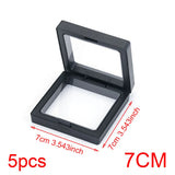 5pcs Square Transparent Jewelry Packaging Box for Earing Ring Necklace