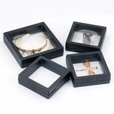 5pcs Square Transparent Jewelry Packaging Box for Earing Ring Necklace