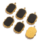 5pcs Stainless Steel 18K Simplicity Charms for DIY Jewelry