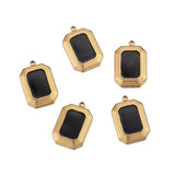 5pcs Stainless Steel 18K Simplicity Charms for DIY Jewelry