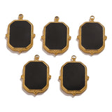 5pcs Stainless Steel 18K Simplicity Charms for DIY Jewelry