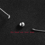 5pcs Stainless Steel 1mm Wire Necklace Circle Torques Collar Choker